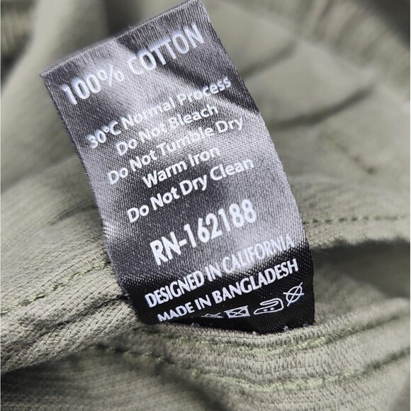 Iron And Resin Jacket Mens XL Green Corduroy Trucker Workwear Huckberry - Picture 7 of 8